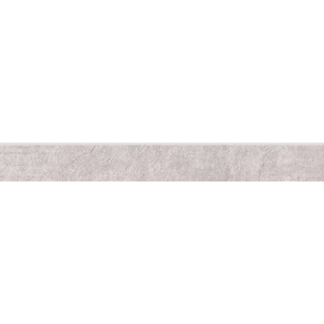 Gres szkliwiony cokół MORENCI light grey structure mat 7,2x59,8 gat. I